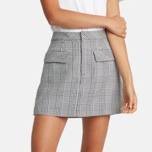CHOOSY plaid skirt